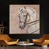 White Horse Majesty 100% Hand Painted Wall Painting for Home & Wall Decor Online Paintings
